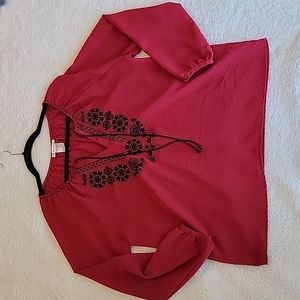 Esley size S Long Sleeve Blouse